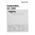 TOSHIBA SC-335 Instrukcja Serwisowa