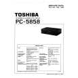 TOSHIBA PC5858 Instrukcja Serwisowa